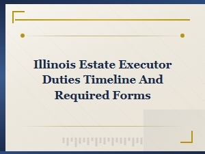 Illinois Executor Duties: Timeline and Required Forms